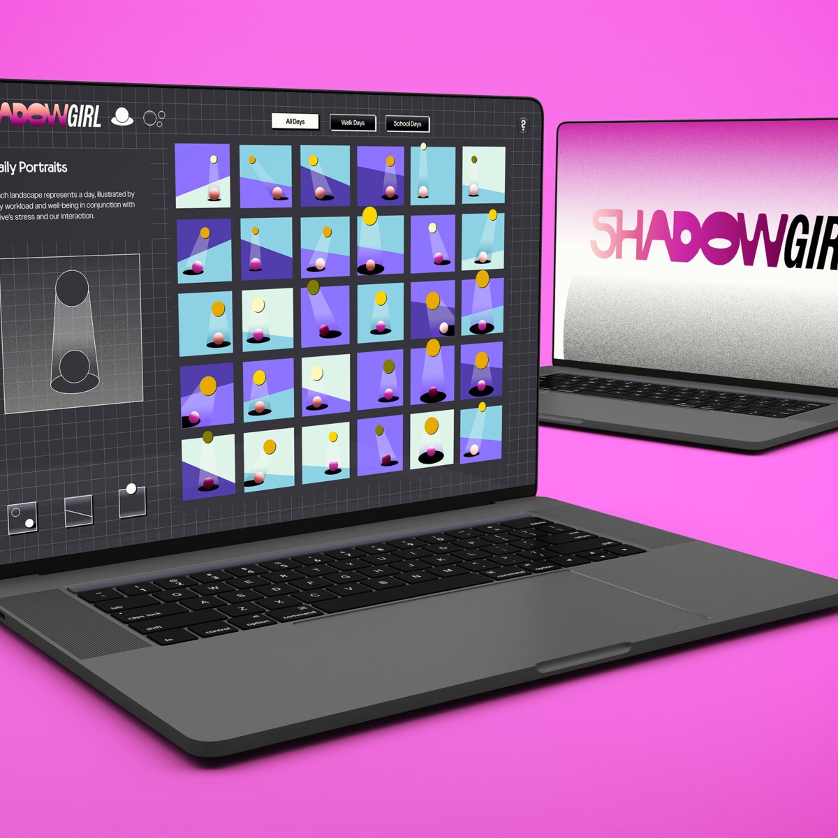 Shadow Girl — UX and interaction design